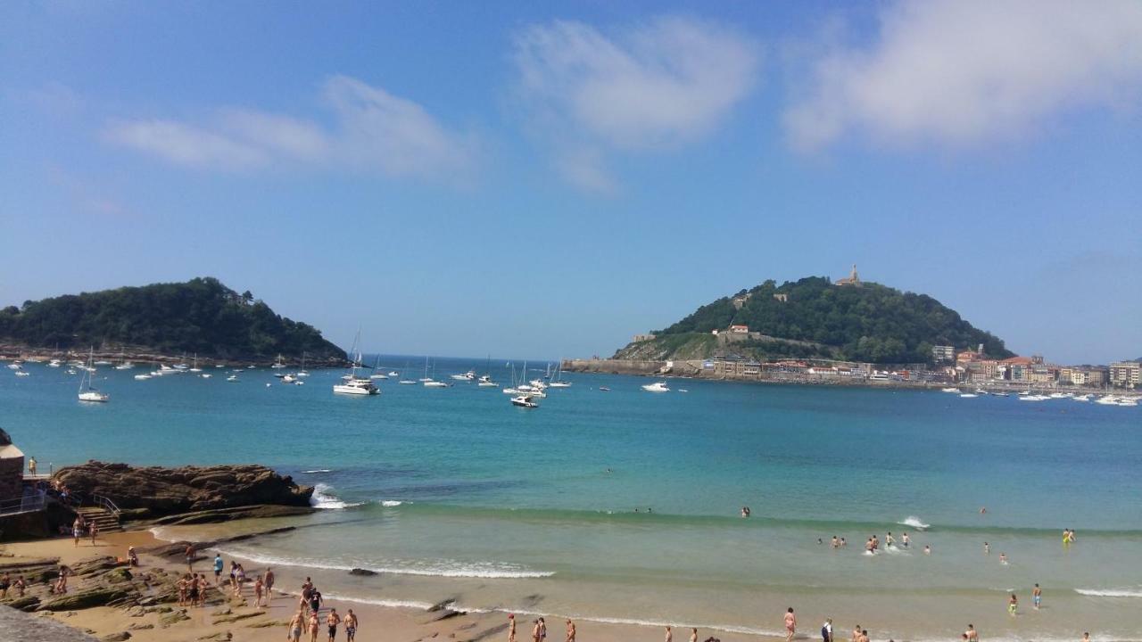 סן סבסטיאן Ondarreta Beach Apartment Con Parking Free Y Aire Acondicionado מראה חיצוני תמונה